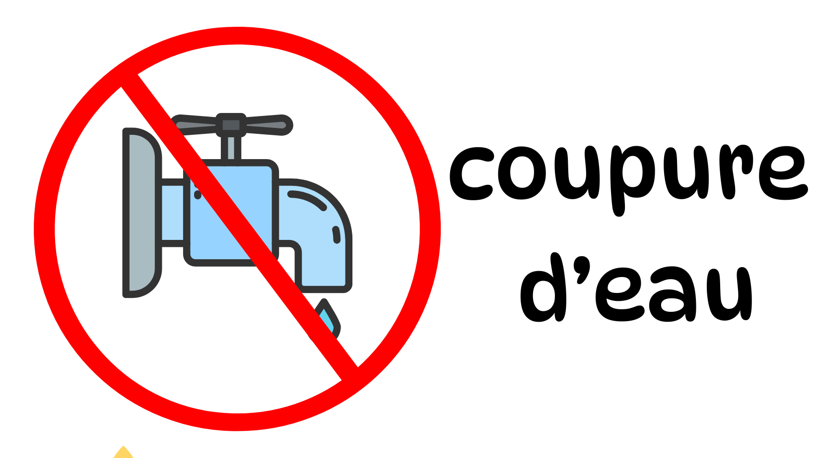 coupure d'eau